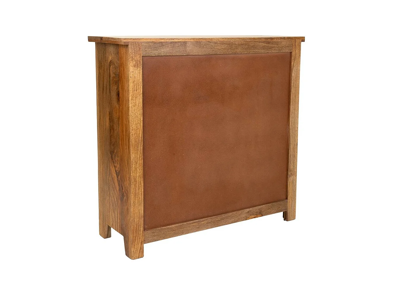 Aparador de madeira marrom 102x33x102