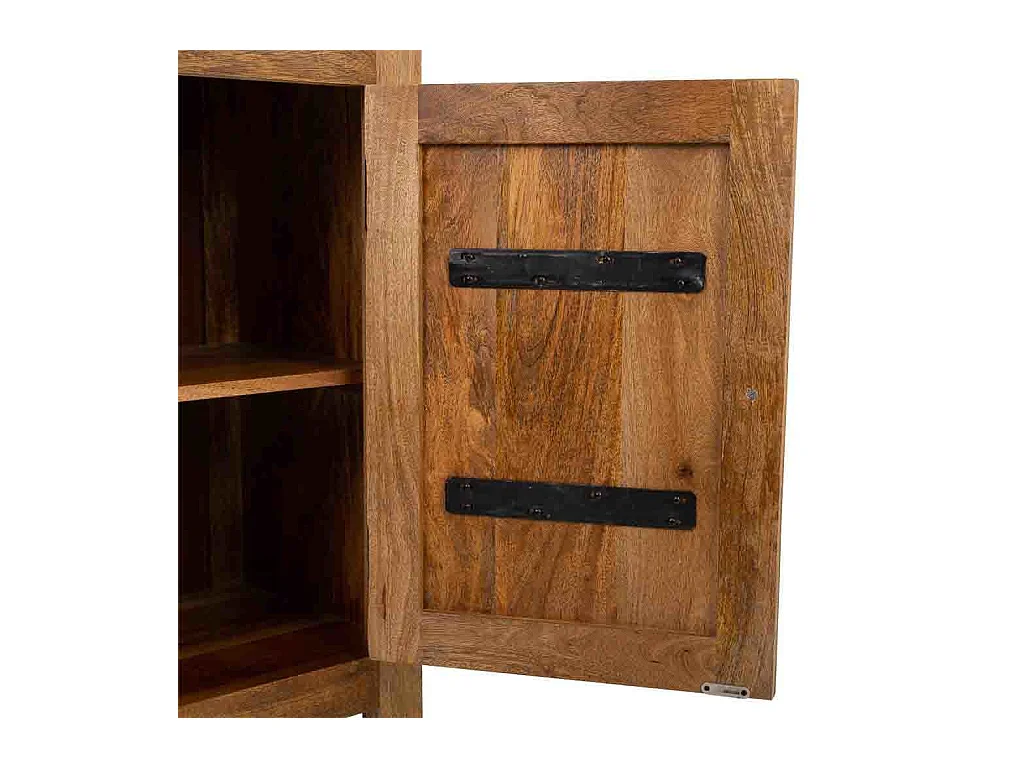 Aparador de madeira marrom 102x33x102