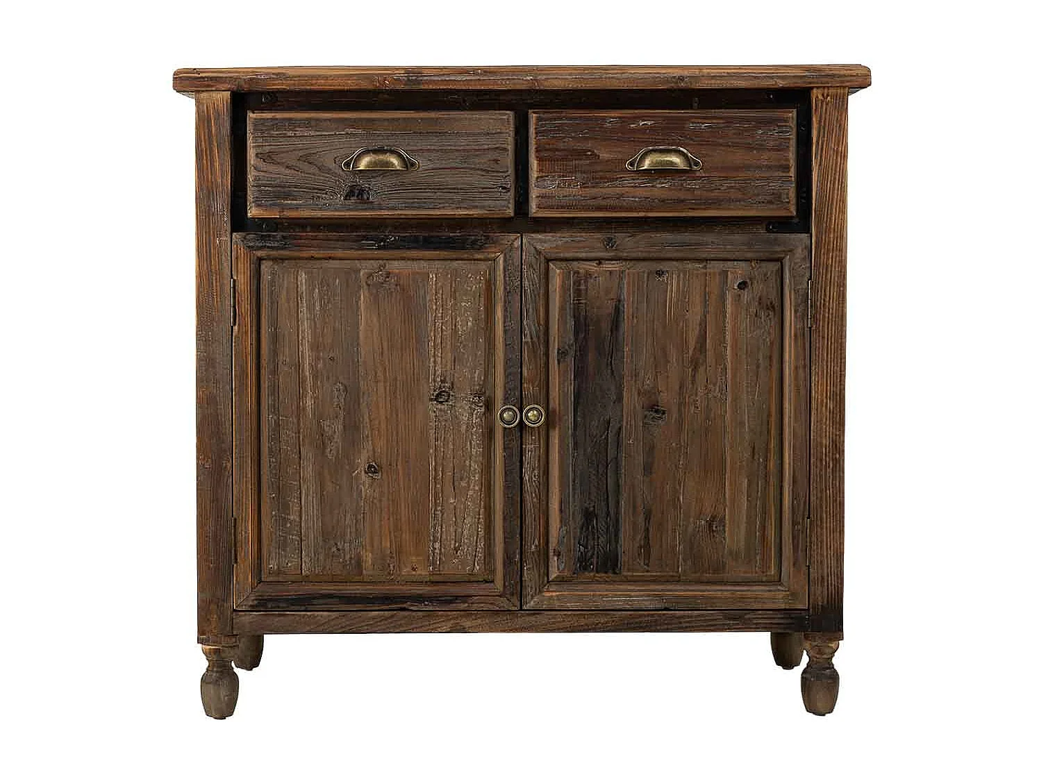 Aparador em madeira com 2 portas e 2 gavetas 90x40x85h cm