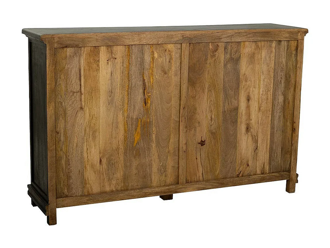 Credenza in legno nero 160x40x100