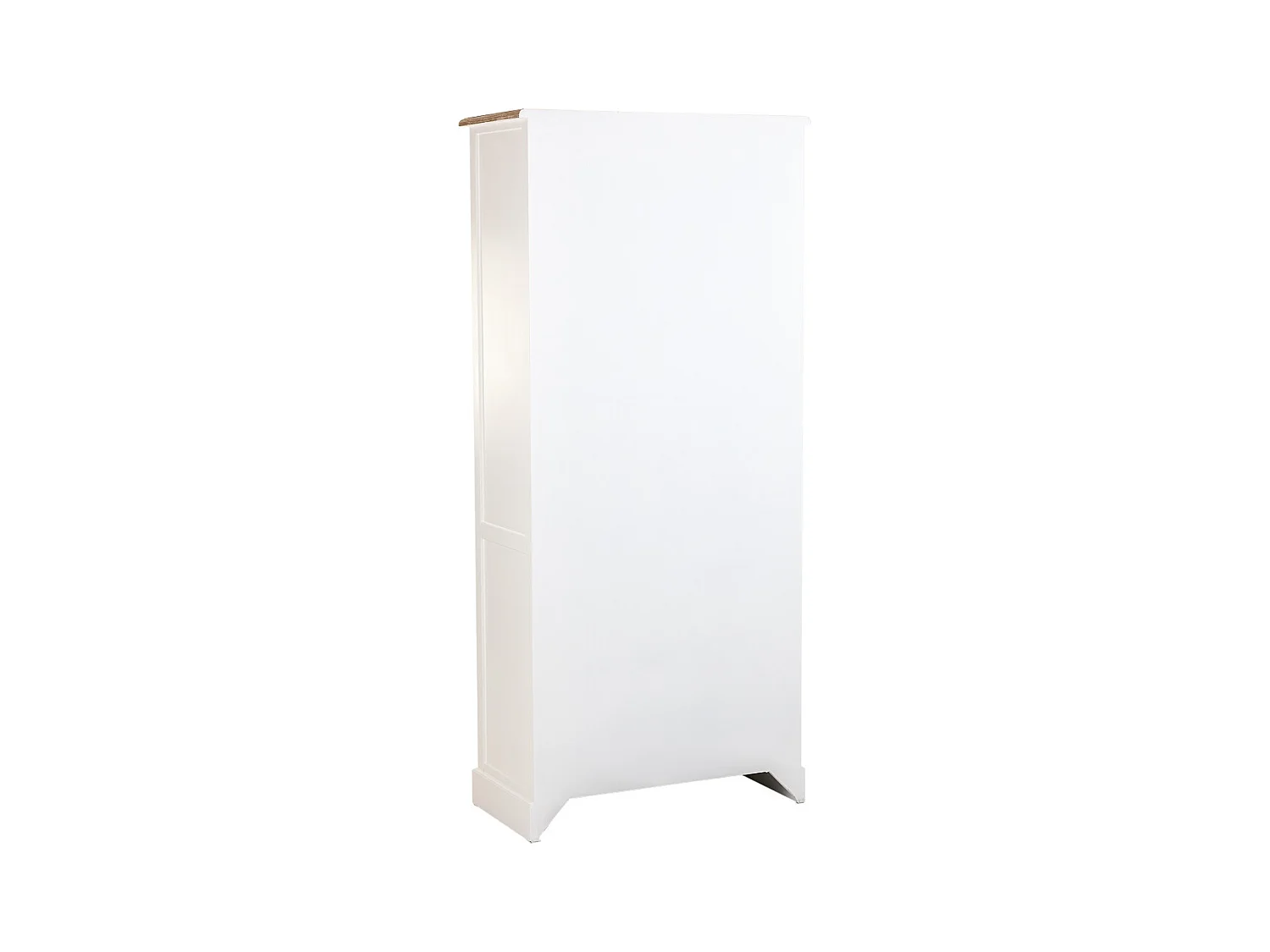 Vitrine en bois blanc 81x40x180h