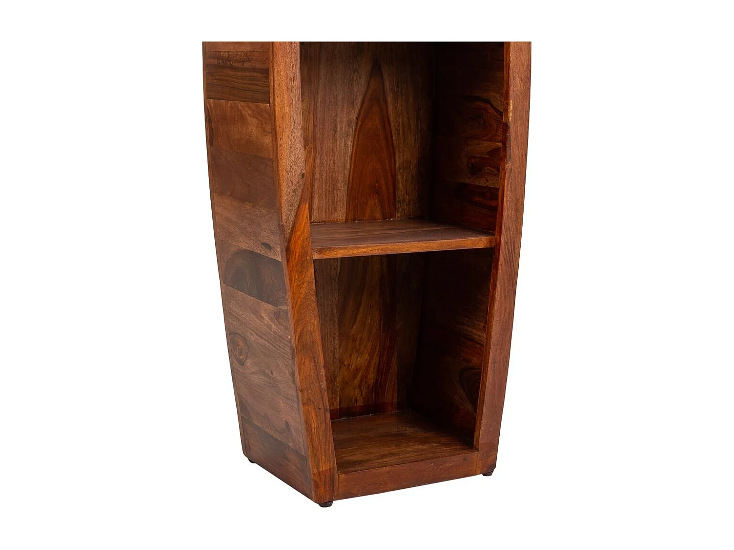 Estante de madeira marrom 41x25x150