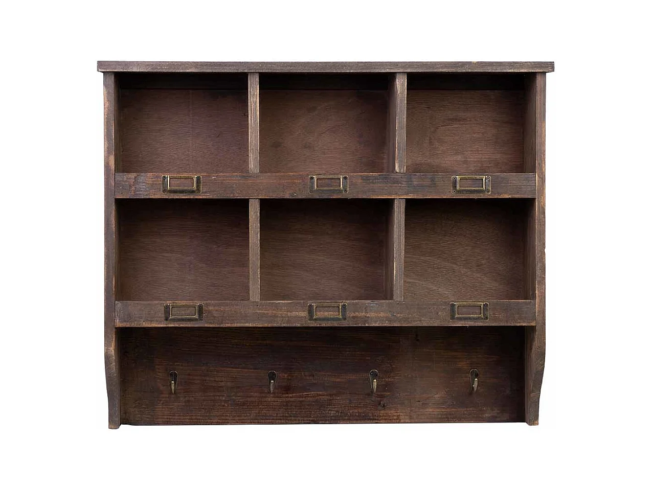 Estantería pared madera 72x15x59h cm