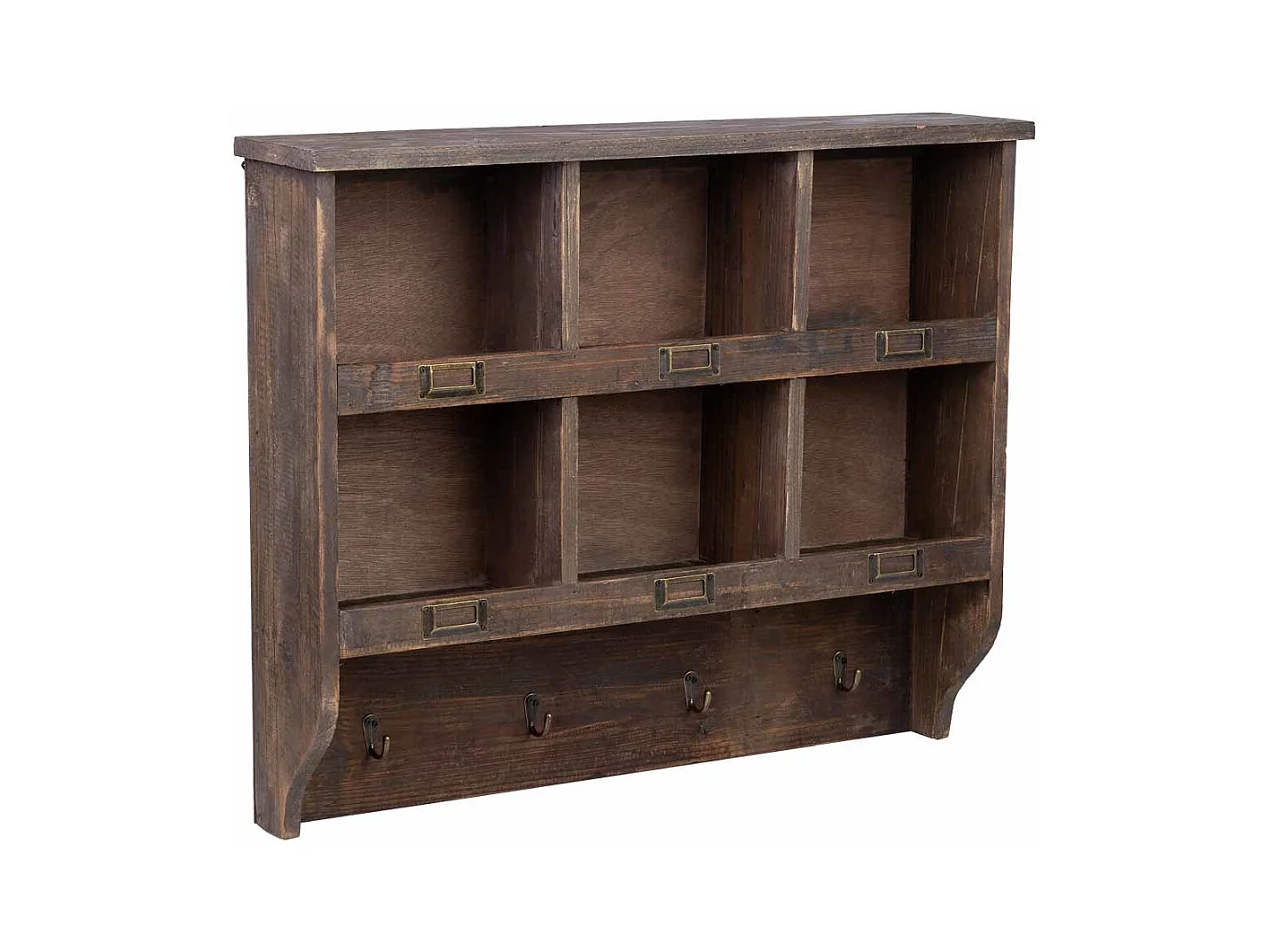 Estantería pared madera 72x15x59h cm