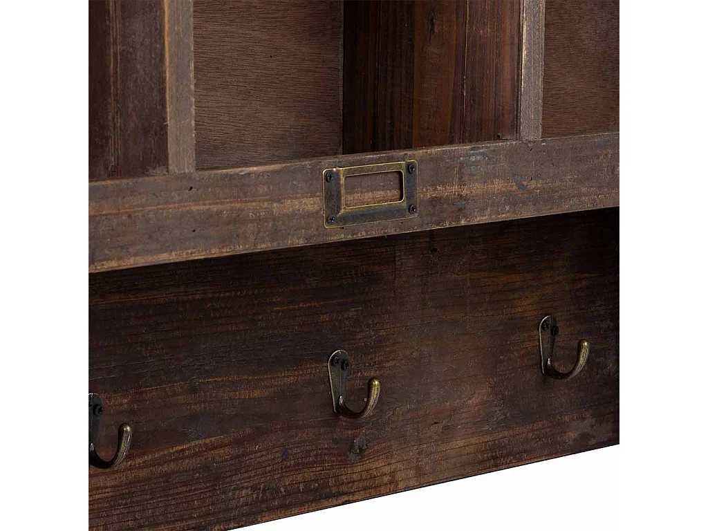 Étagère murale en bois 72x15x59h cm