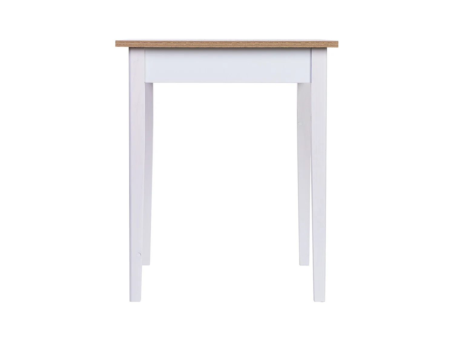 table d'appoint en bois blanc 50x50x60h cm