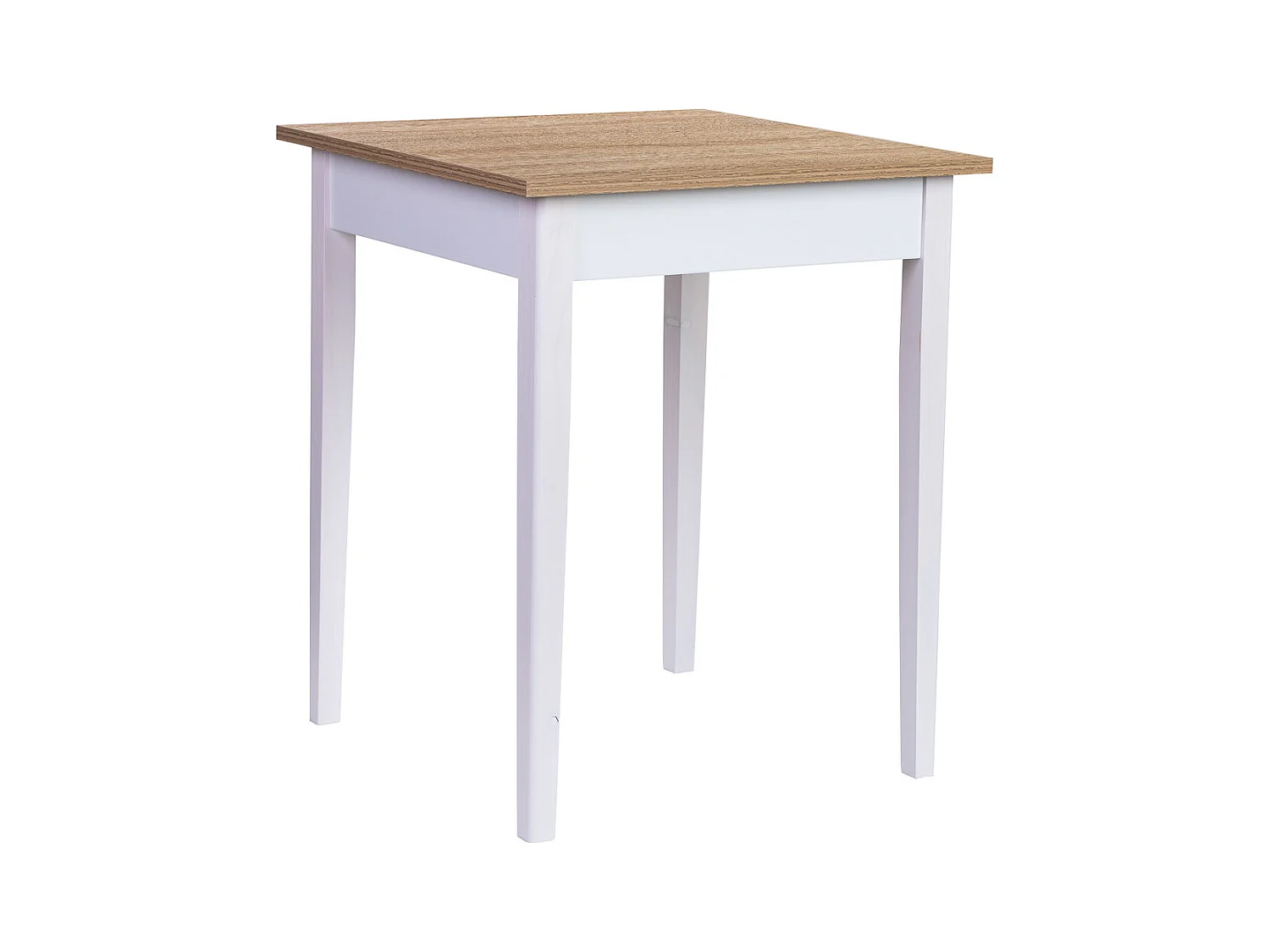 table d'appoint en bois blanc 50x50x60h cm