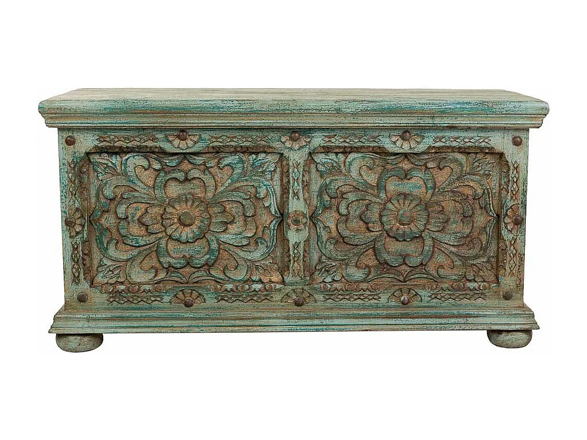 Coffre en bois 101x40x47h cm