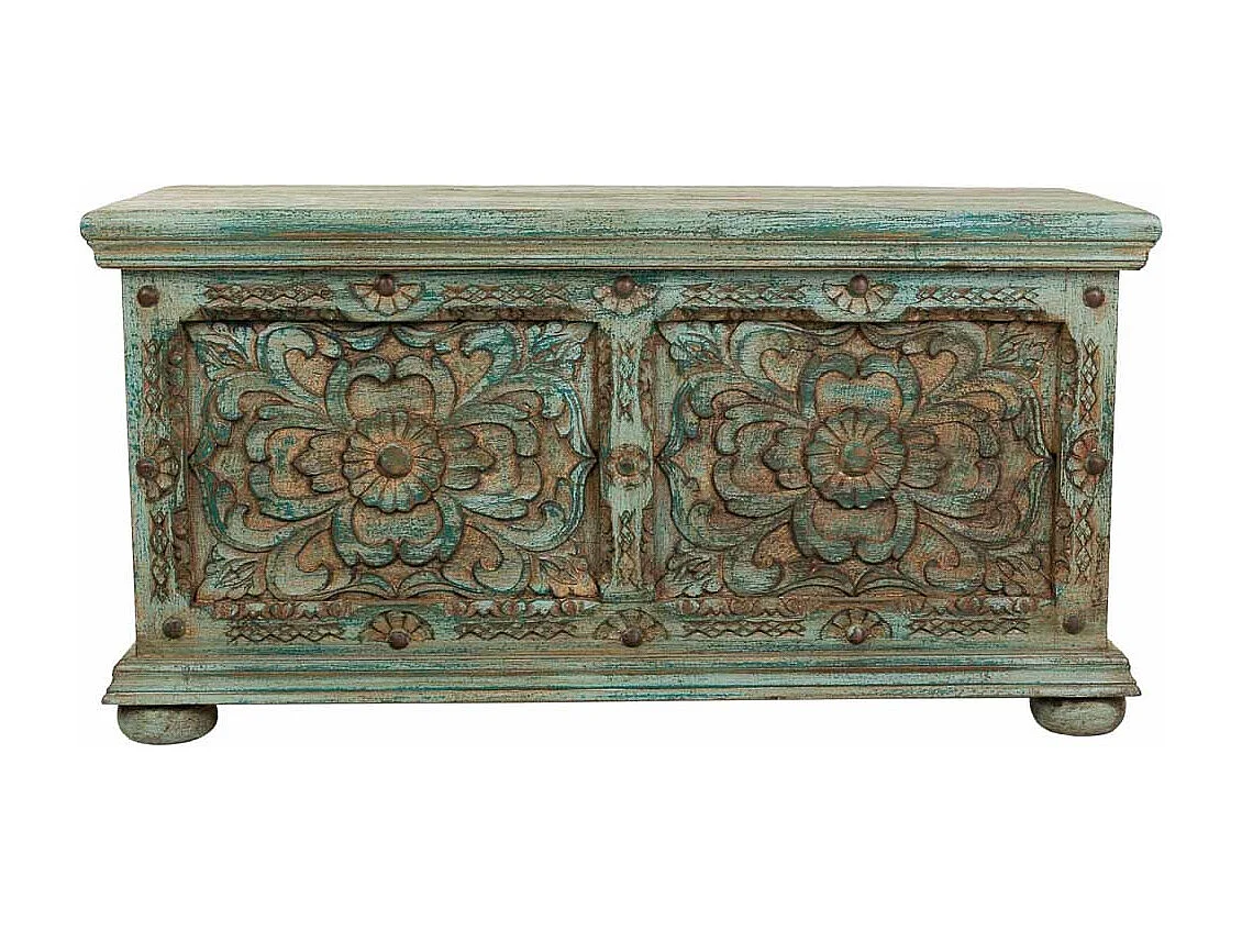 Coffre en bois 101x40x47h cm