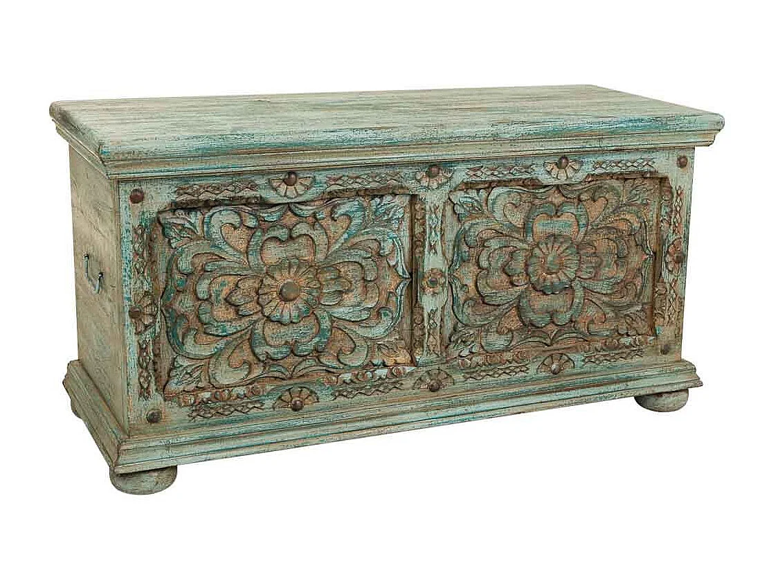 Holztruhe 101x40x47h cm