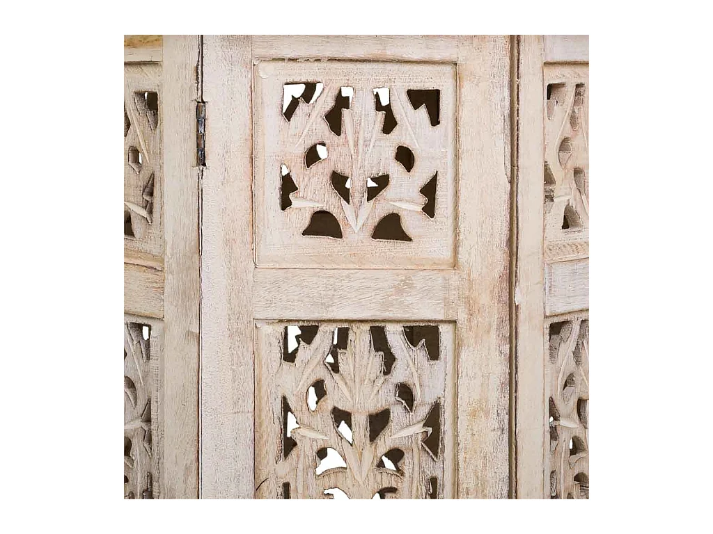 Mesa de centro feita à mão em madeira branca 45x45x45