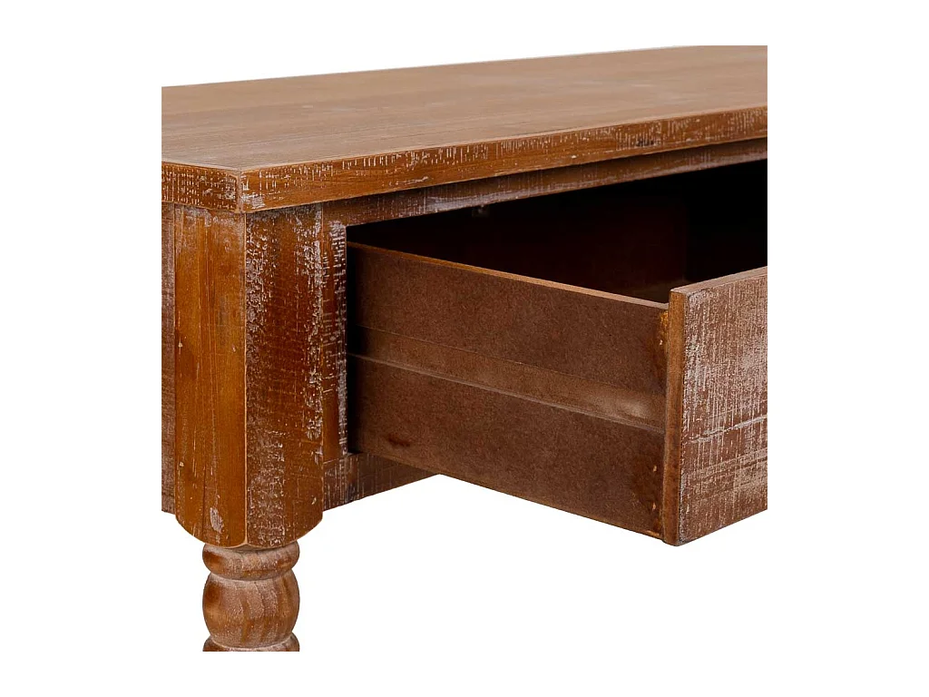 Console en bois marron 120x40x80h
