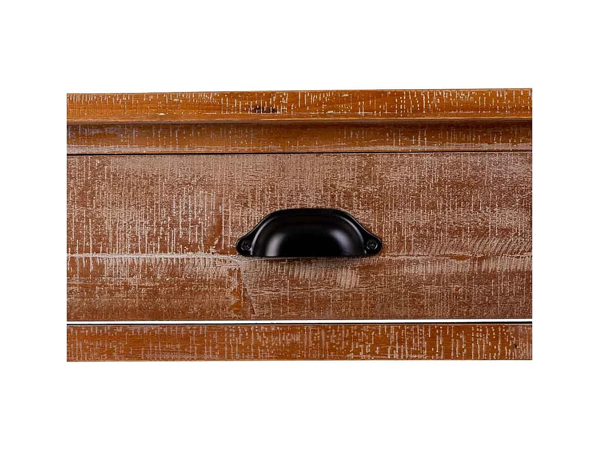 Console en bois marron 120x40x80h