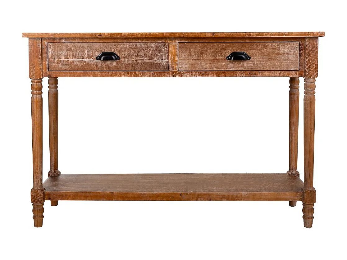 Recibidor de madera marrón 120x40x80