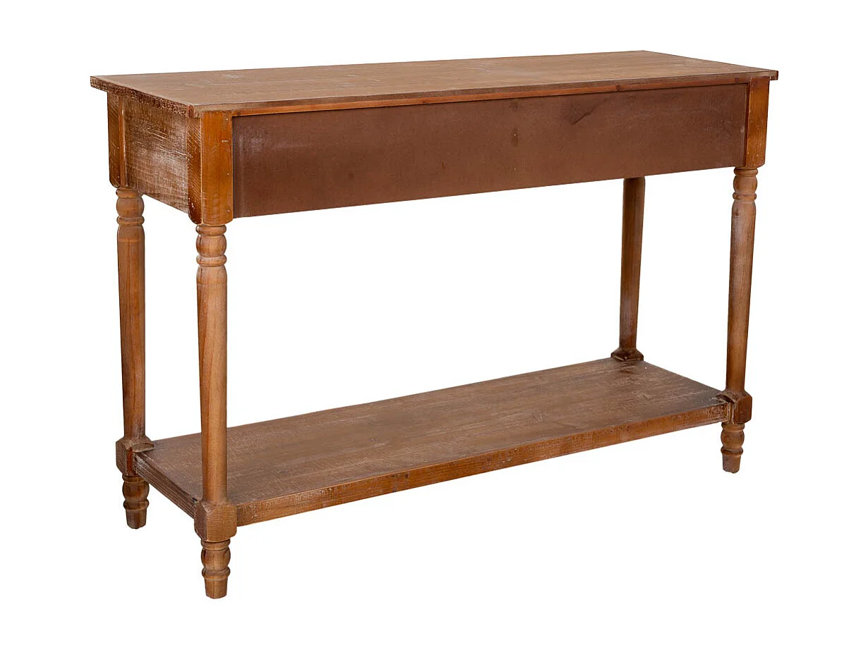 Recibidor de madera marrón 120x40x80