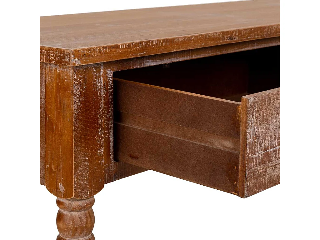 Recibidor de madera marrón 120x40x80