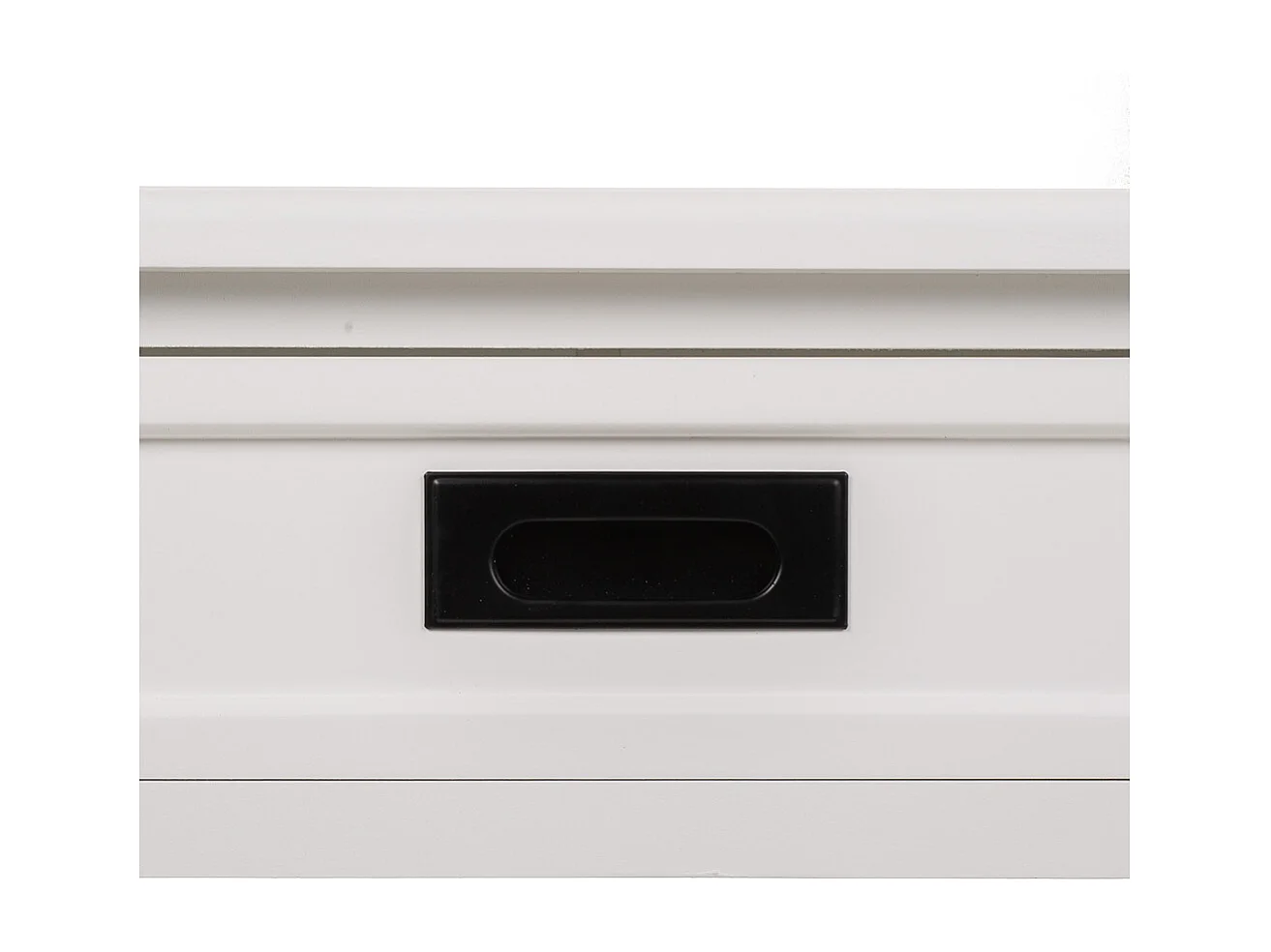 Meuble d'entrée en bois blanc 100x40x80h