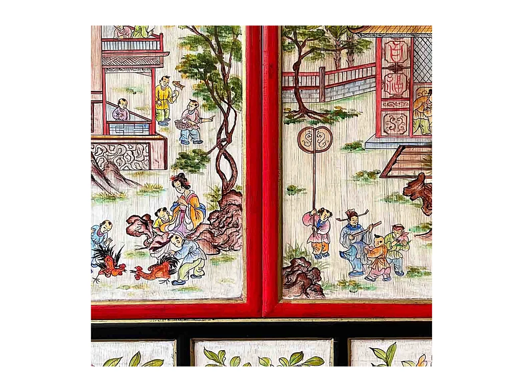 Armário de madeira preto 108x56x188