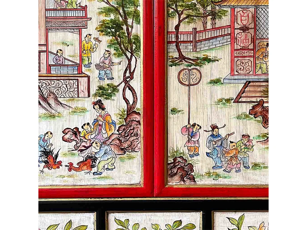 Armario de madera negro 108x56x188