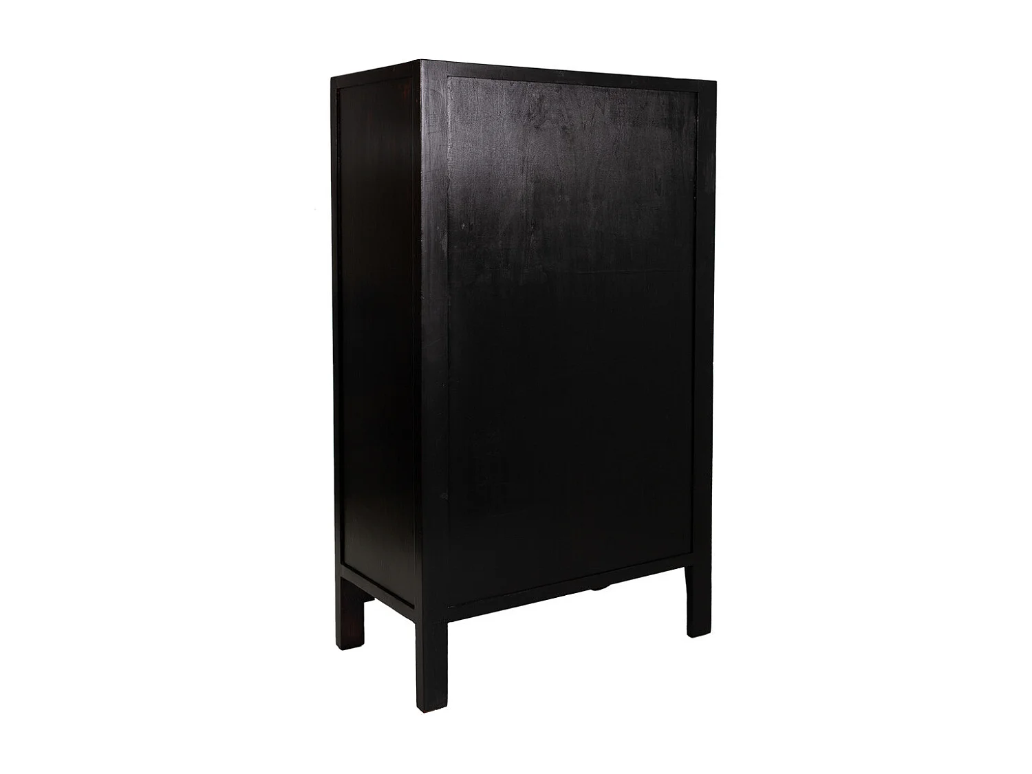 Armario de madera negro 108x56x188