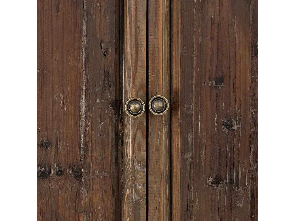 Armário em madeira com 4 portas e 2 gavetas 90x45x160h cm