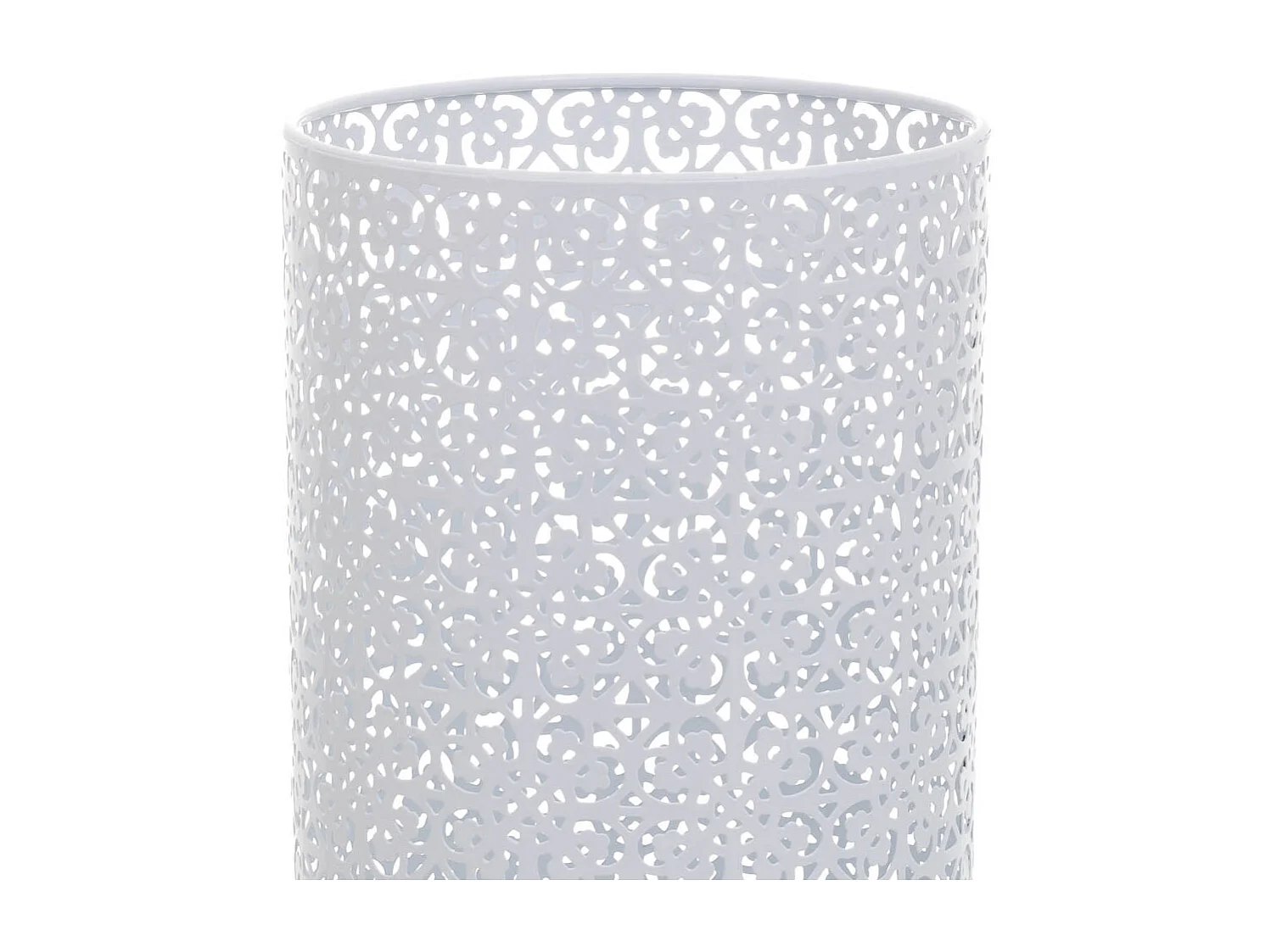 Porte-parapluie rond en métal blanc d20x50h