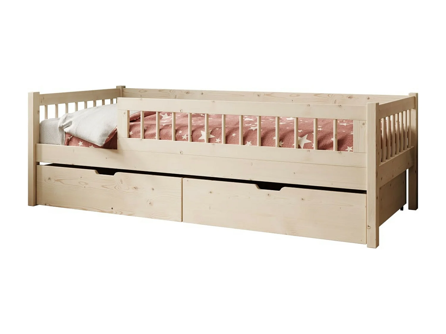 Lit Lora (70x140)/matelas inclus/Marron