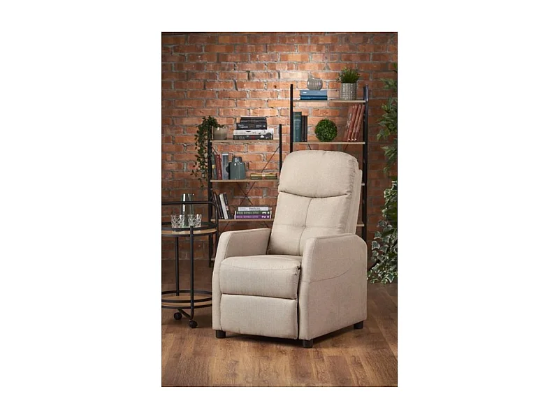 Relax Fauteuil Felipe/Tissu/beige