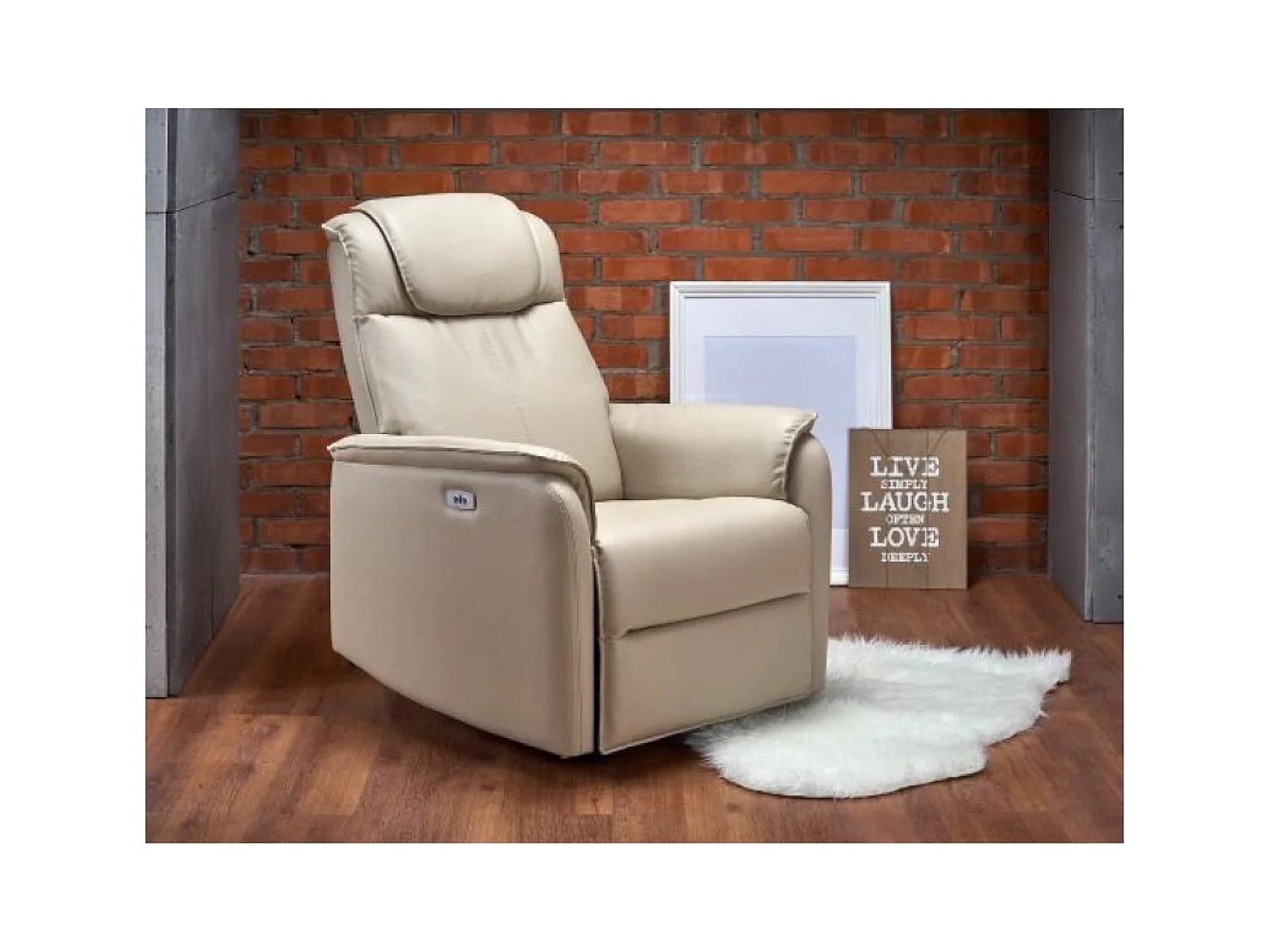 Relax Sessel Paradise/Stoffbezug/Beige