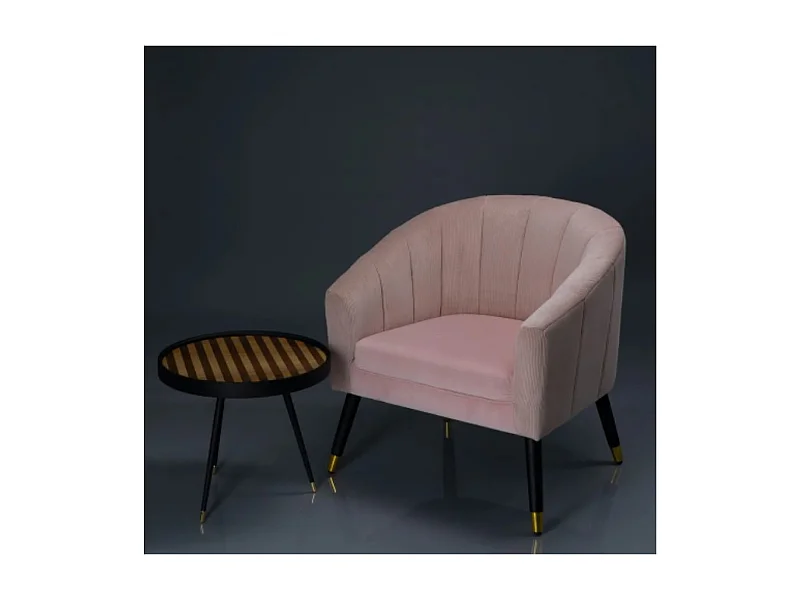 Relax Sessel Pink/Stoffbezug/Rosa
