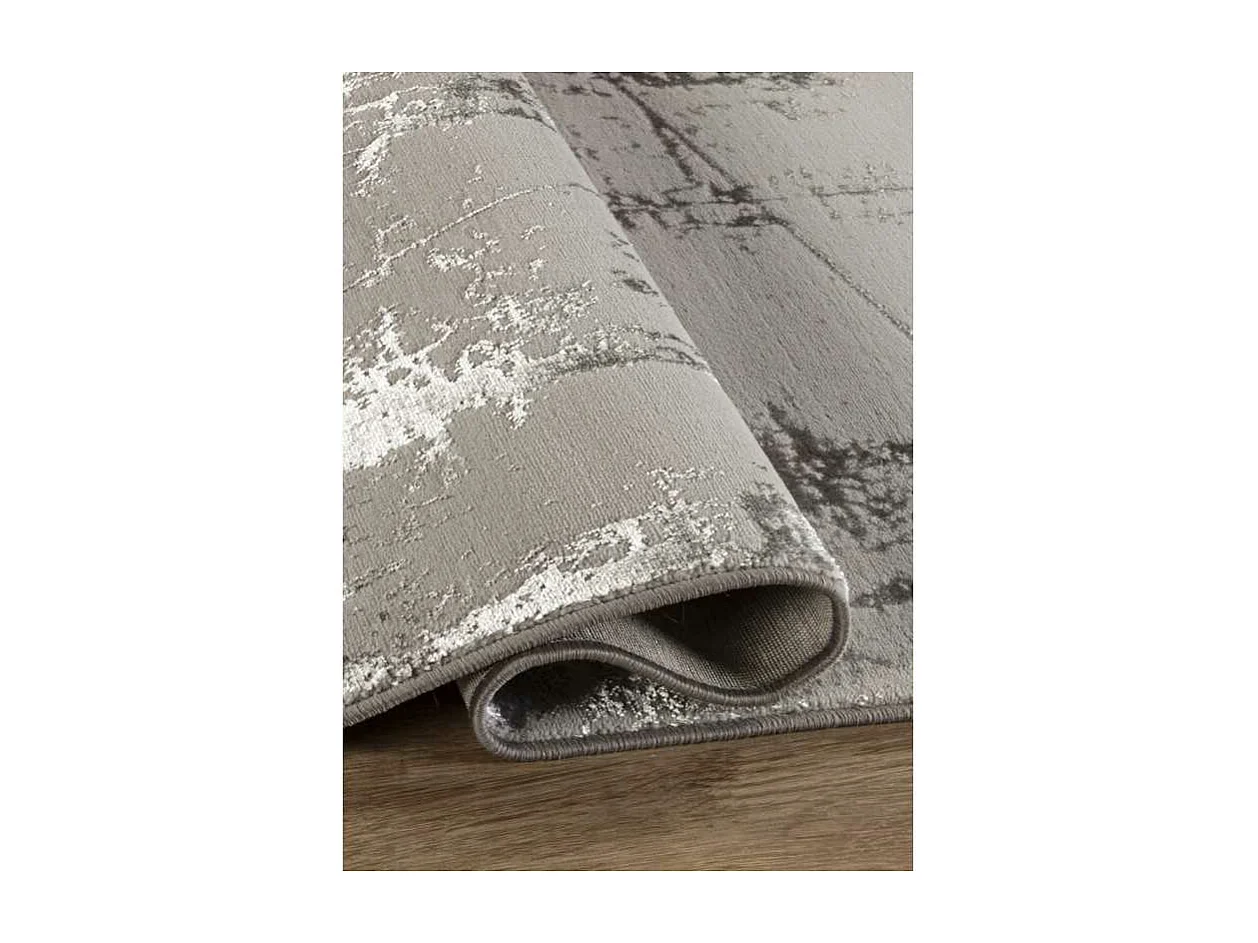 Tapis abstrait brillant DUBAI 41 Gris 240*340