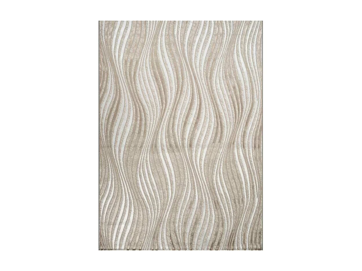 Tapis géométrique beige marron DUBAI 44 Beige 300*400