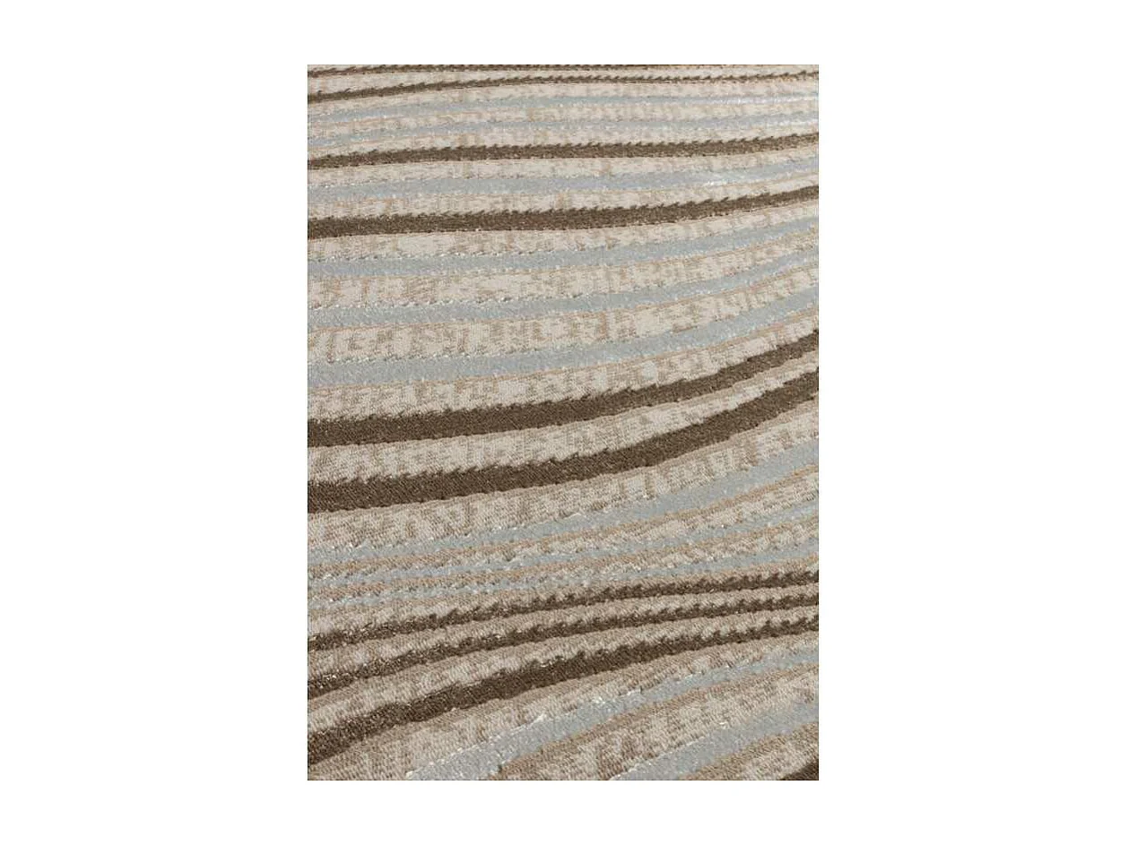 Tapis géométrique beige marron DUBAI 44 Beige 300*400