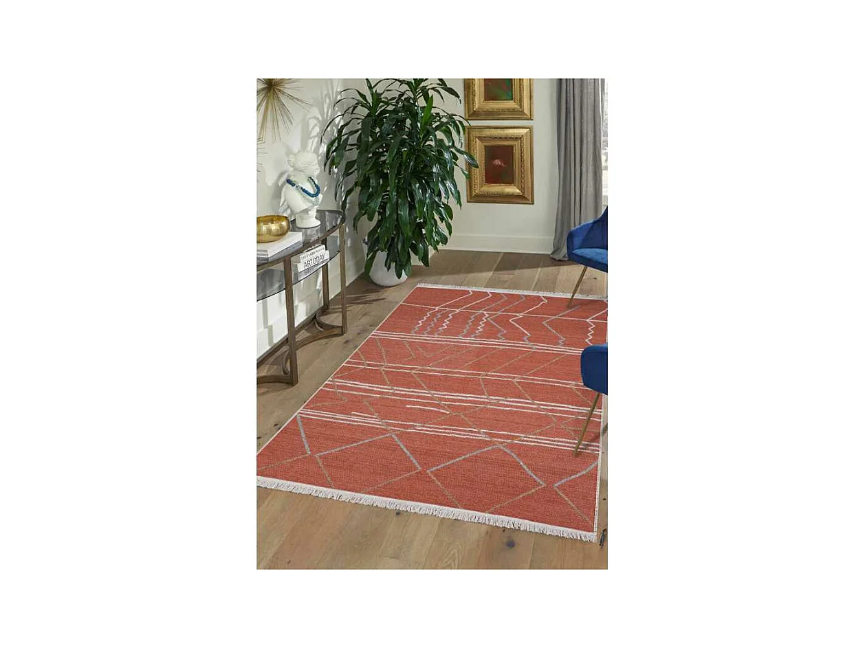 Tapis réversible berbère terracotta taupe COLORADO 09 Taupe 120*170