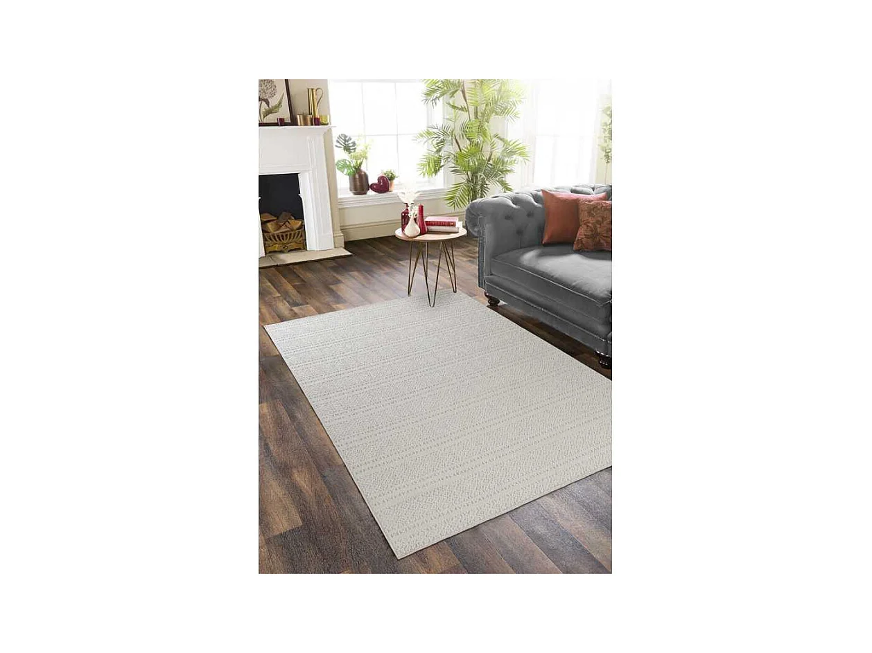 Tapis extérieur et intérieur ethnique crème TOULON 91 Crème 120*170
