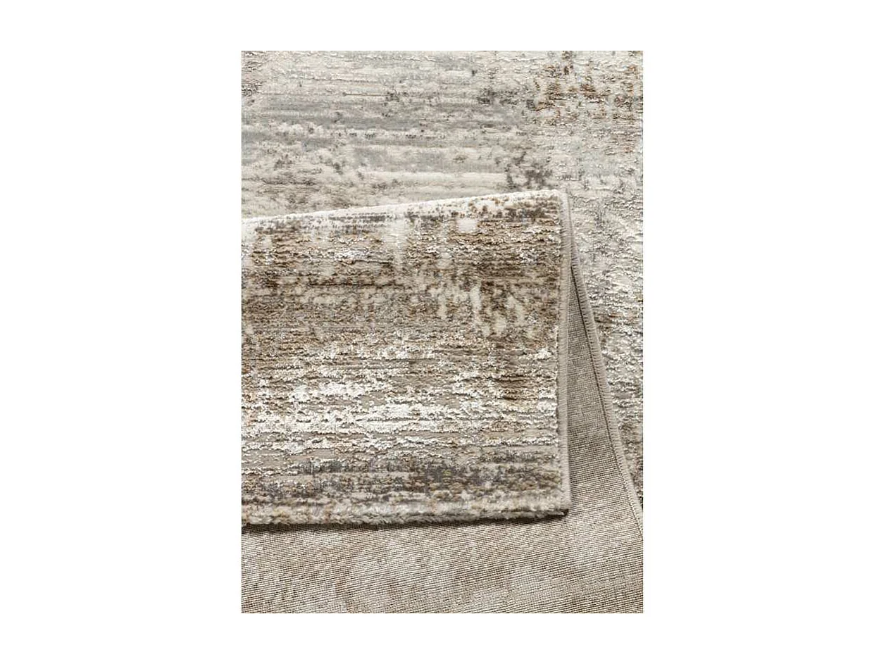 Tapis abstrait crème marron DUBAI 19 Beige 160*230