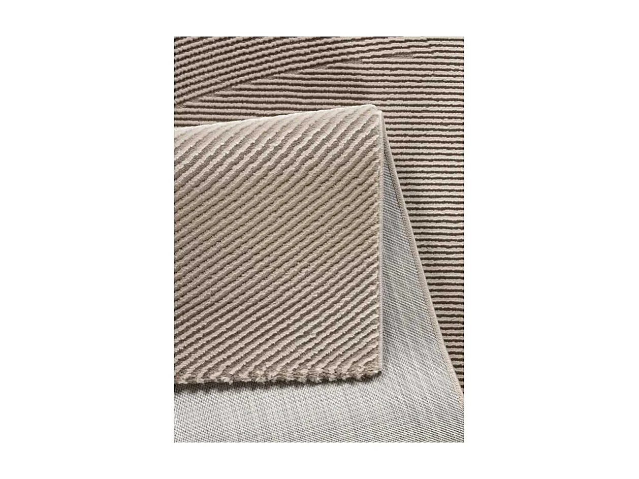 Tapis lavable motif géométrique - OSLO 77 Beige 120*170