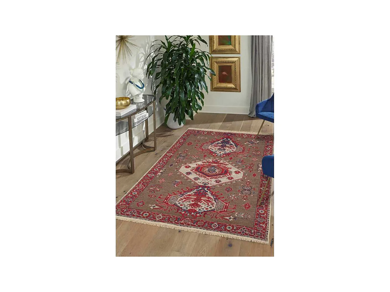 Tapis réversible kilim oriental COLORADO 02 Multicolore 120*170
