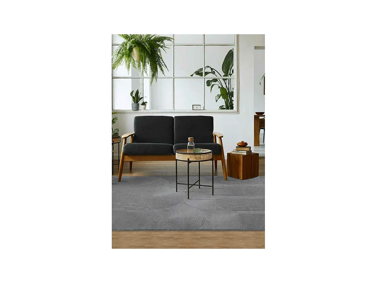 Tapis lavable arc - OSLO 1904 Gris 200*290