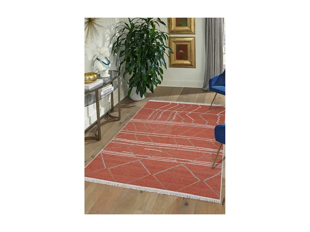 Tapis réversible berbère terracotta taupe COLORADO 09 Taupe 160*230