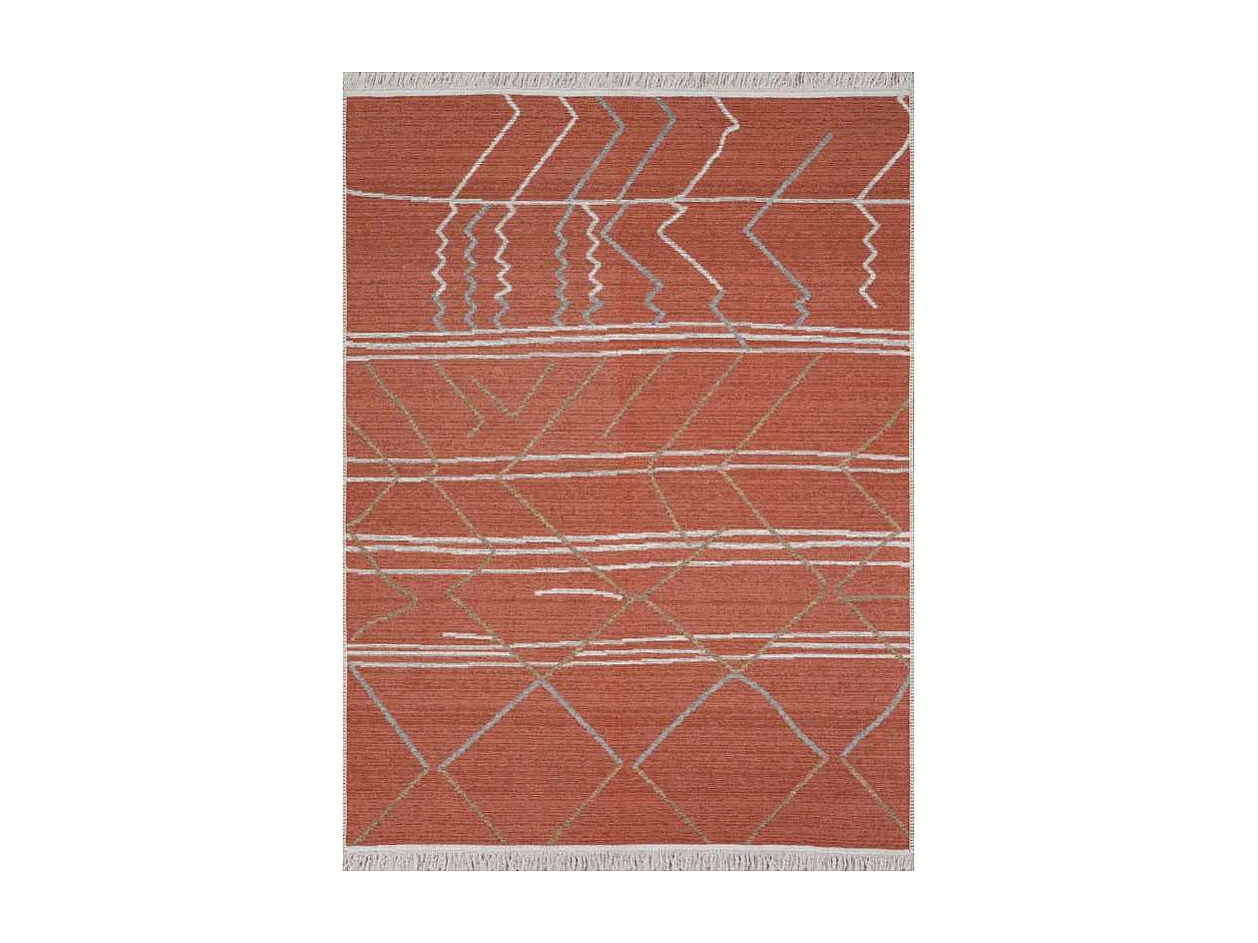 Tapis réversible berbère terracotta taupe COLORADO 09 Taupe 160*230