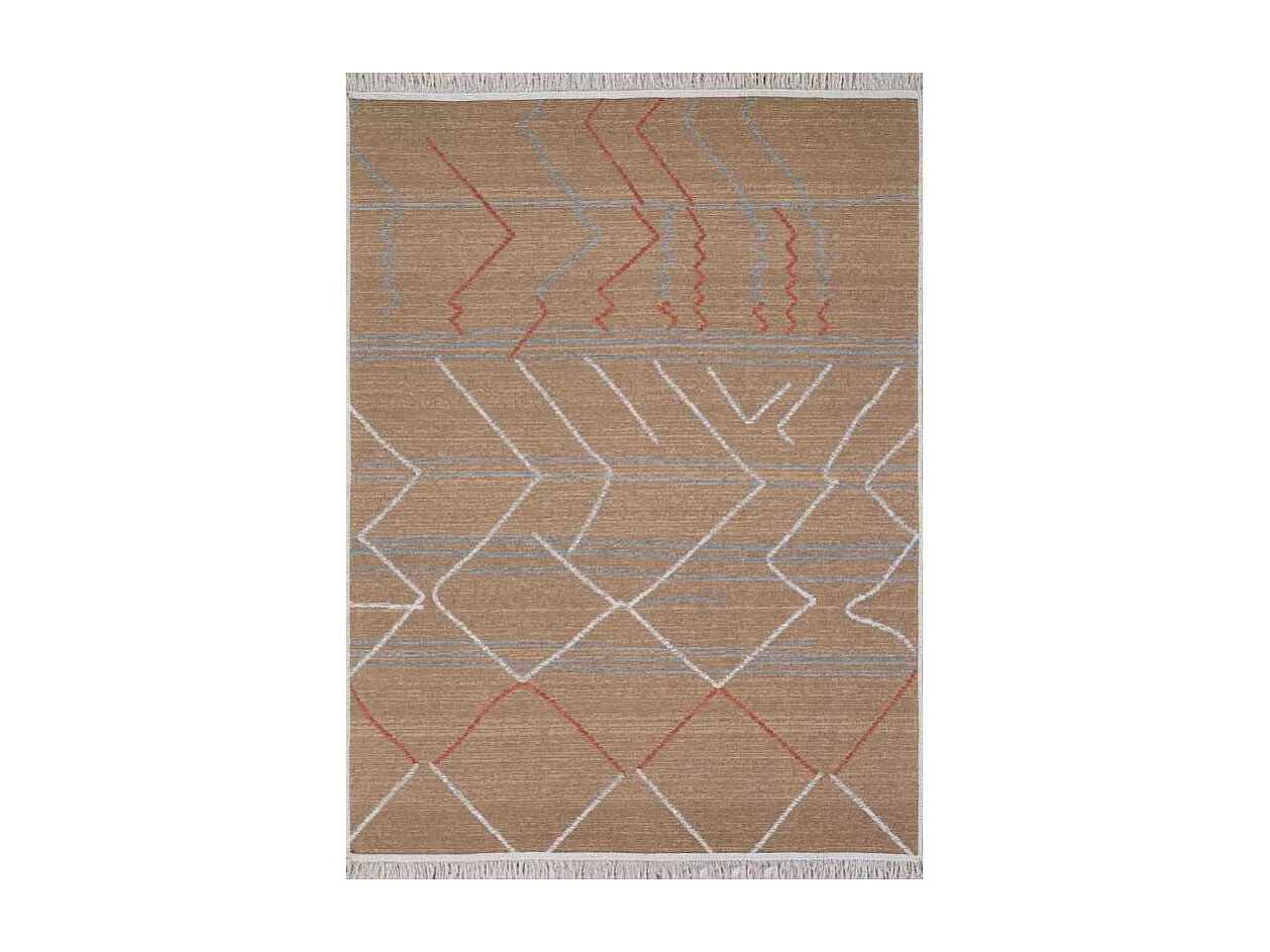 Tapis réversible berbère terracotta taupe COLORADO 09 Taupe 160*230