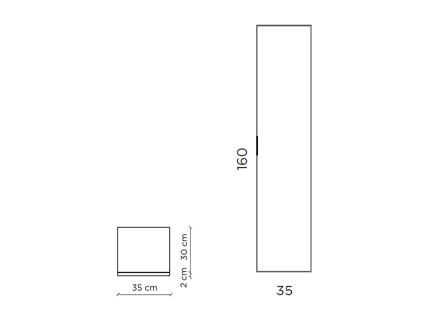 Colonne SOLMIRA gris