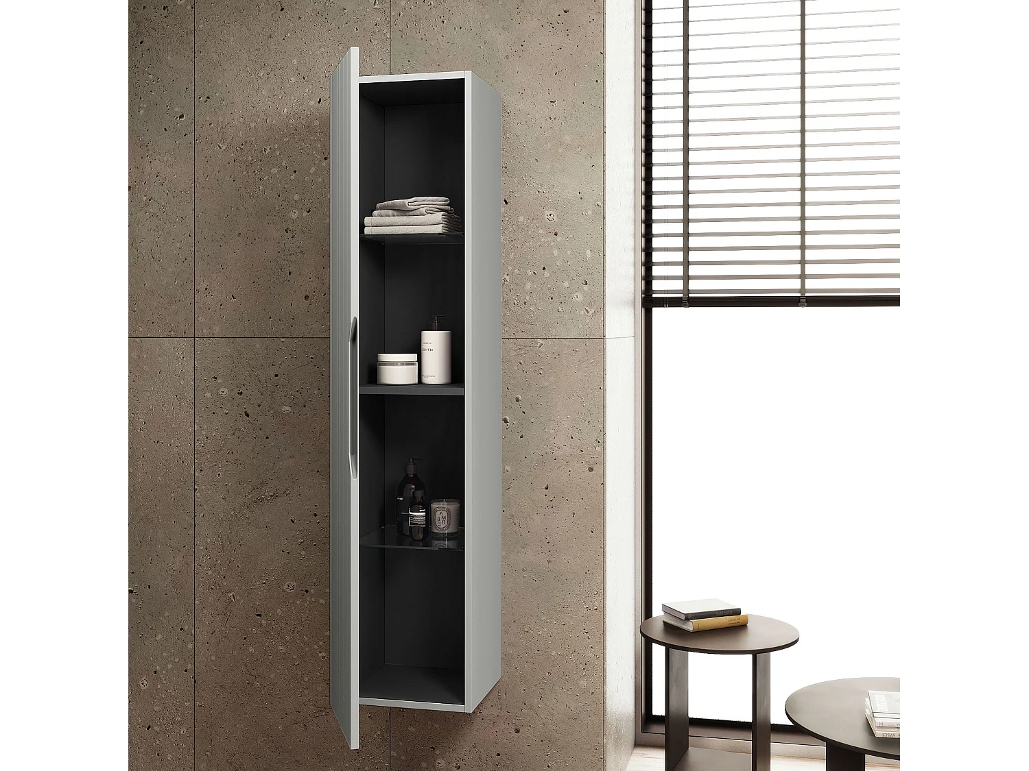 Colonne SOLMIRA gris