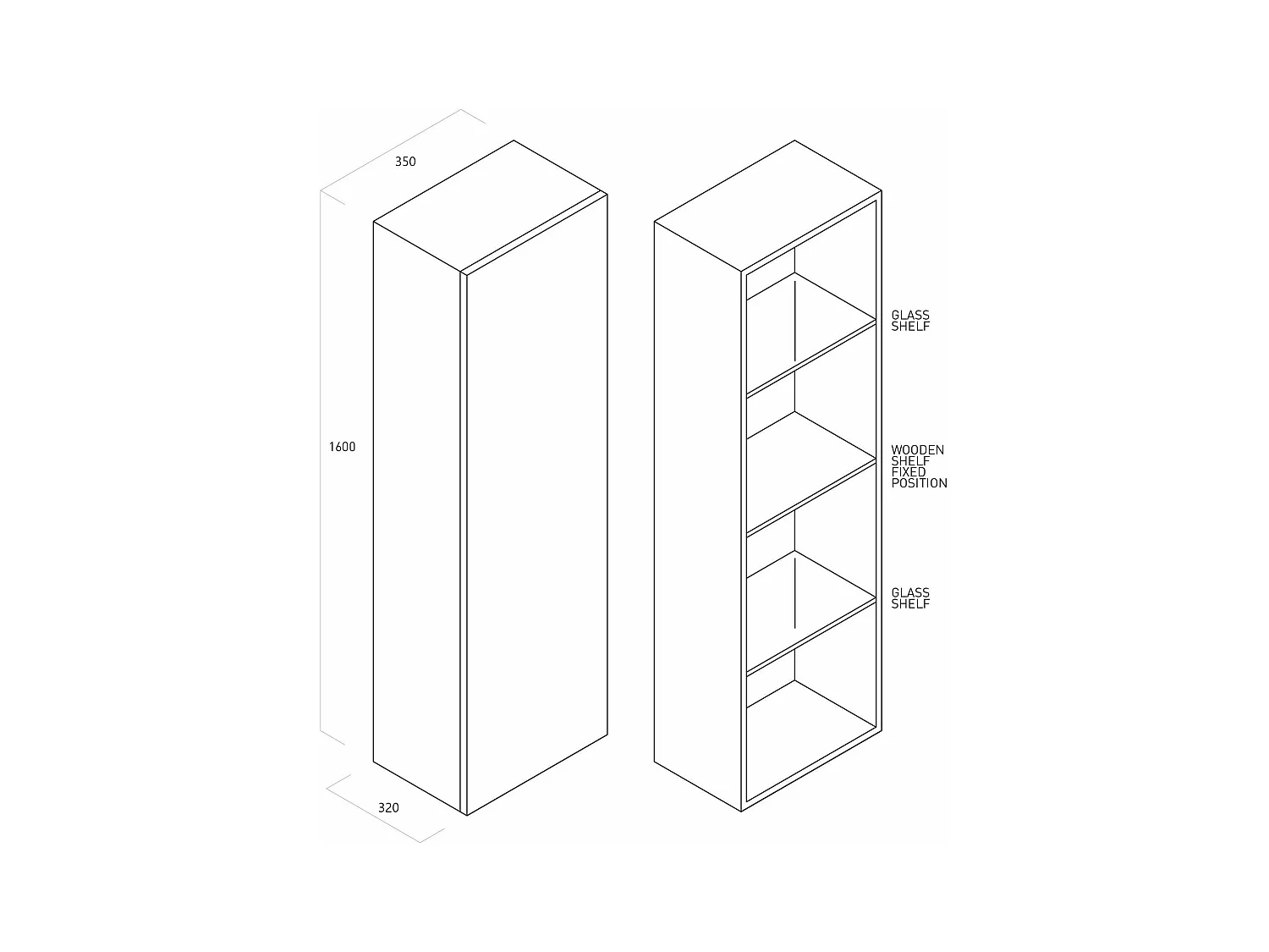 Colonne SOLMIRA bleu