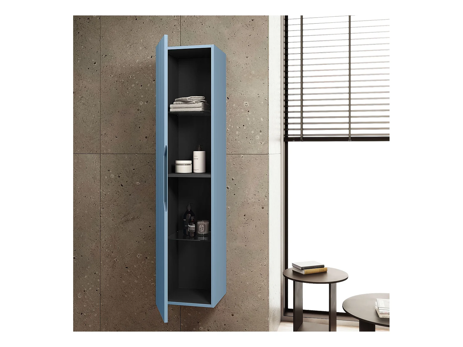 Colonne SOLMIRA bleu Tiffany