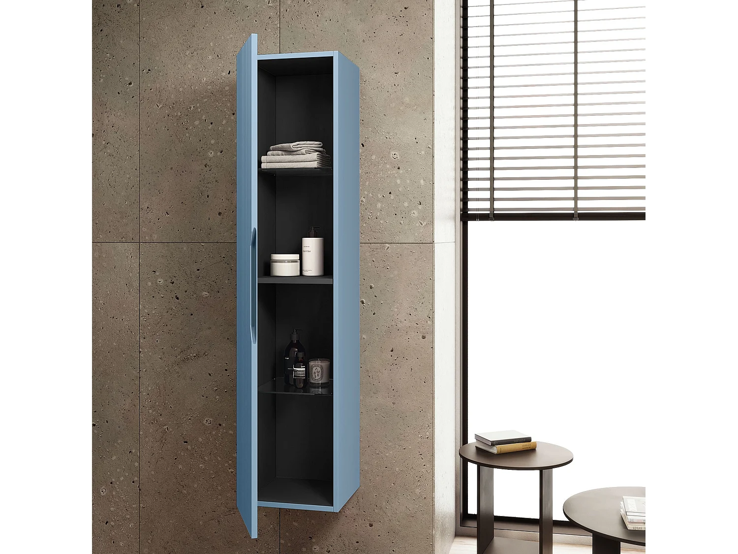 Säule SOLMIRA Tiffanyblau