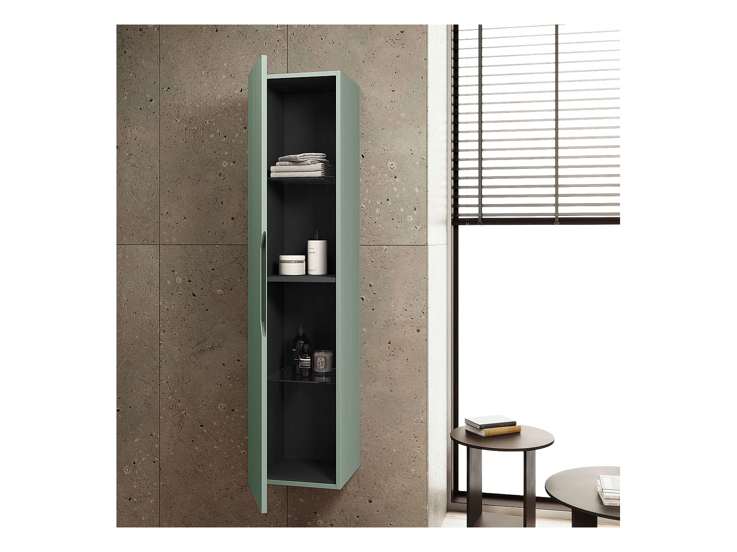 Colonne SOLMIRA vert sauge