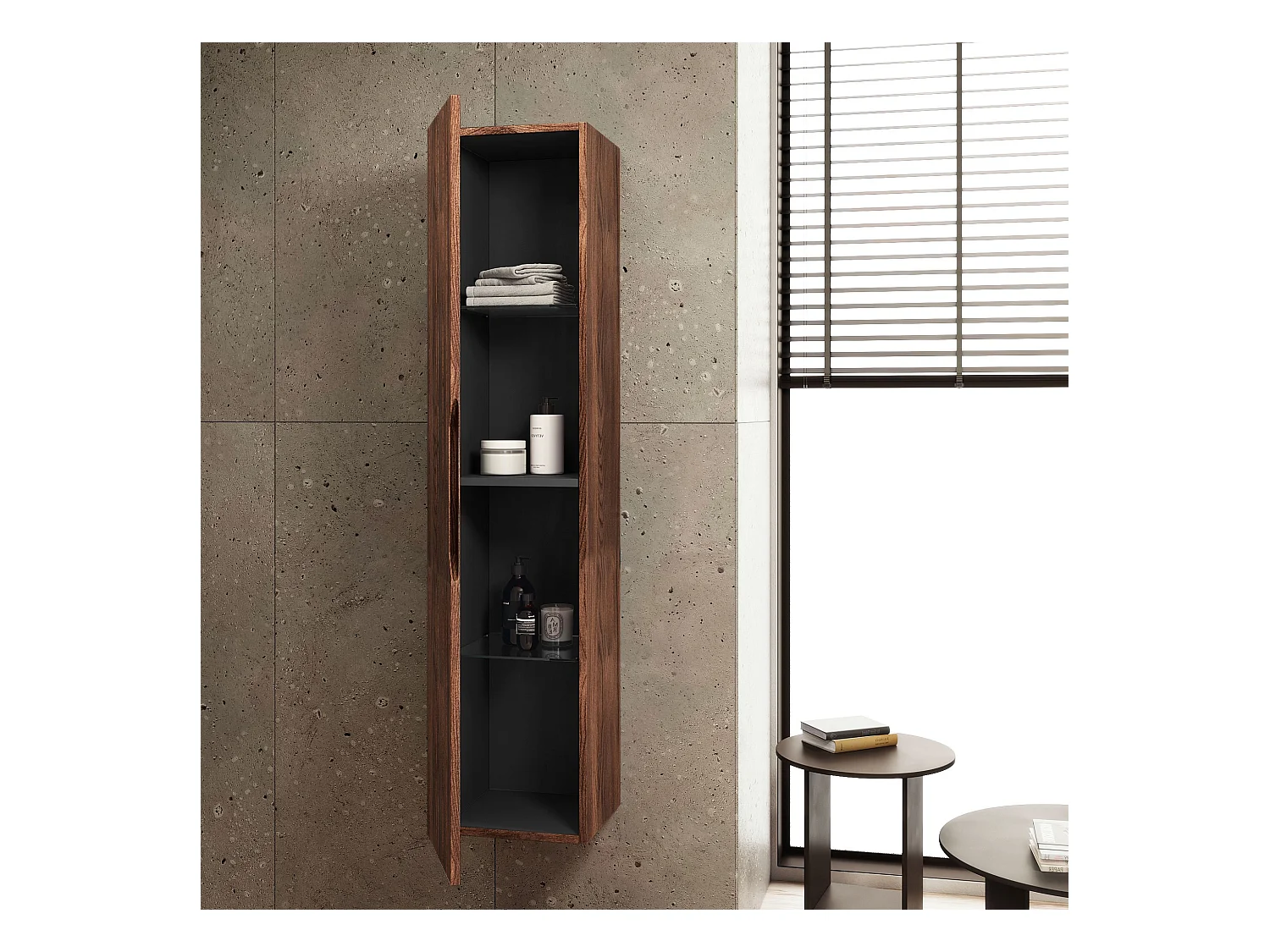 Colonne SOLMIRA chêne rio