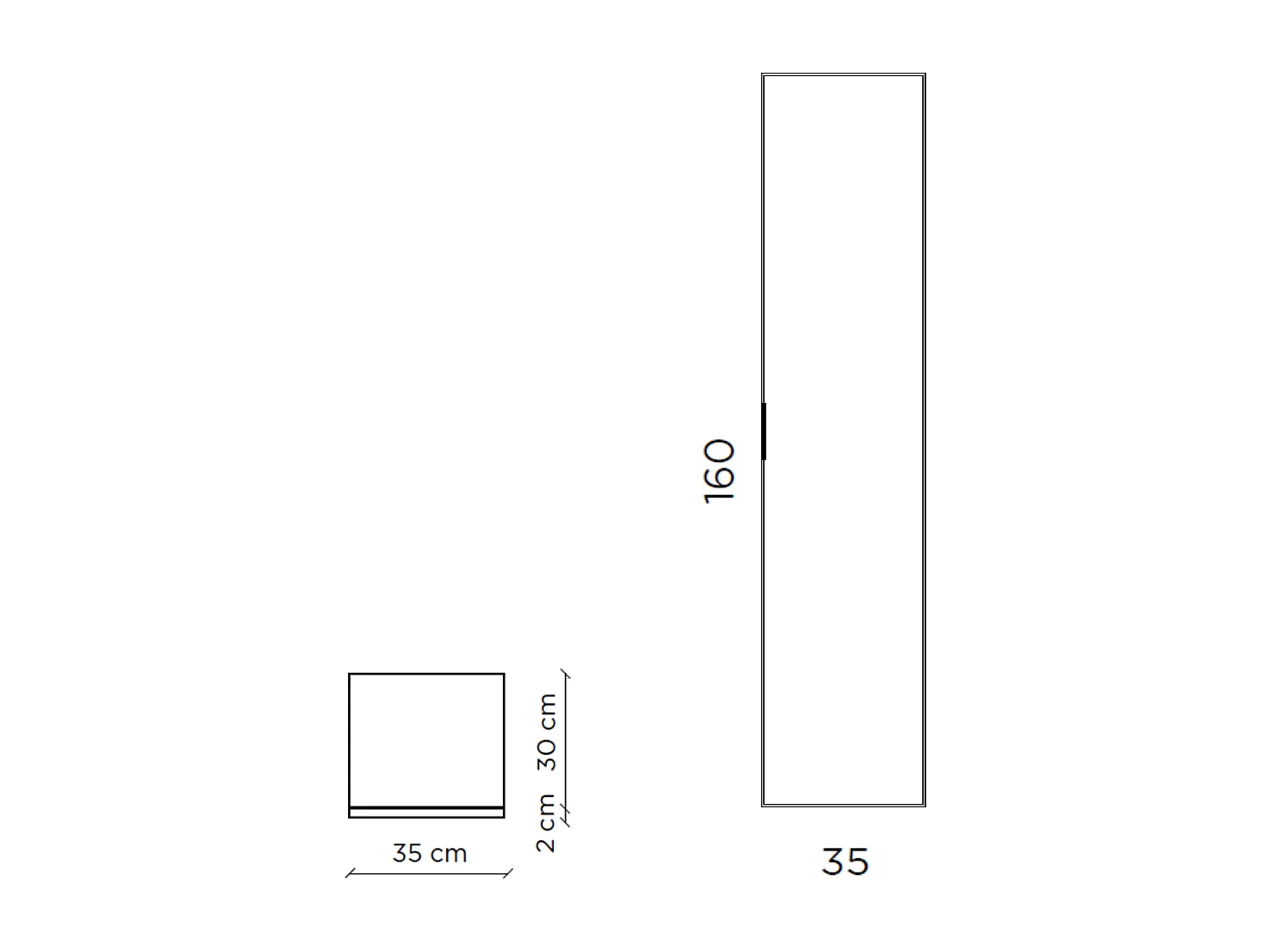 Säule SOLMIRA Rio-Eiche